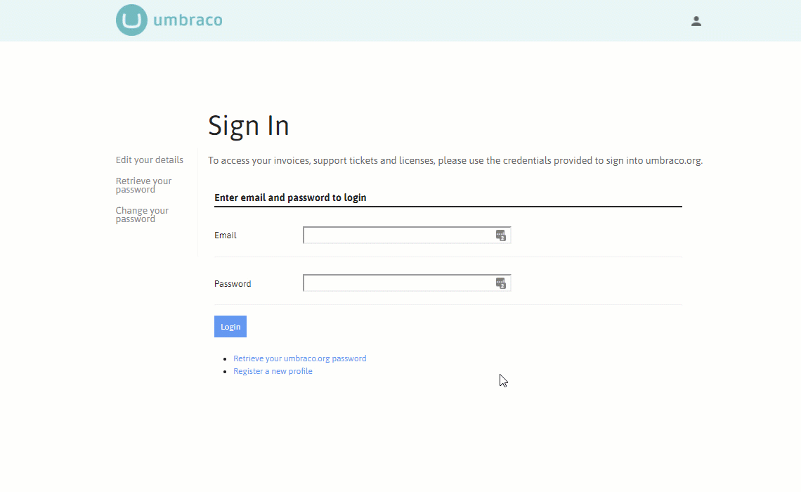Installing Umbraco Forms license