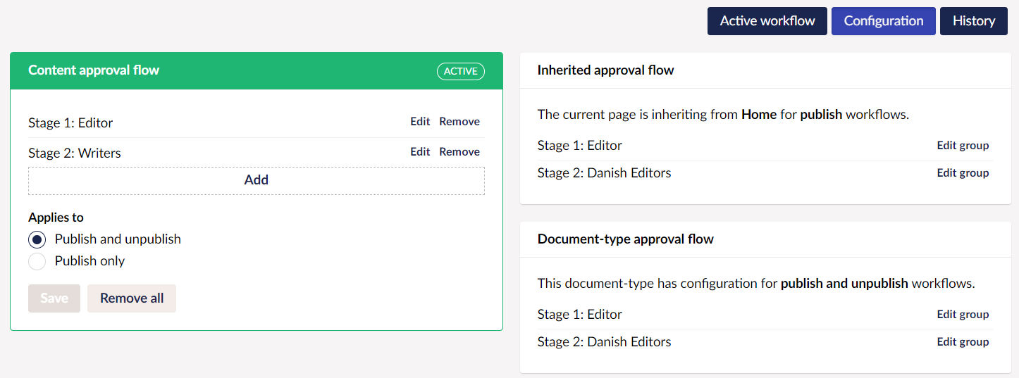 Approval Flow Types
