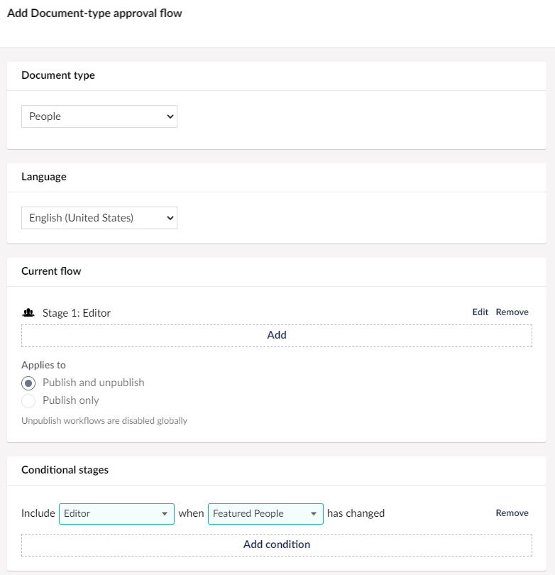 Add Doc-Type-approval-flow settings