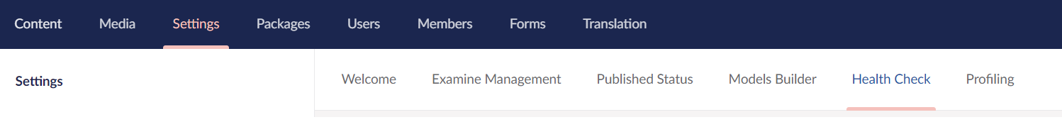 Umbraco Forms Health Check