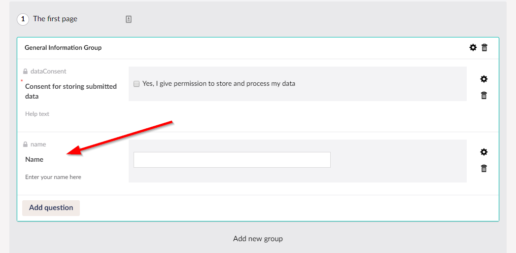 Forms field added