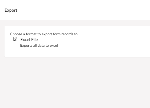 Export all dialog