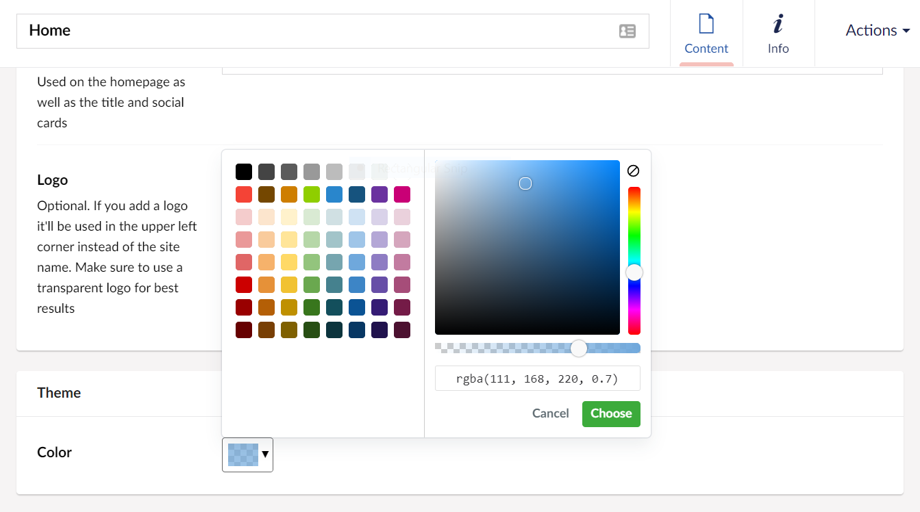 Eye Dropper Color Picker Content
