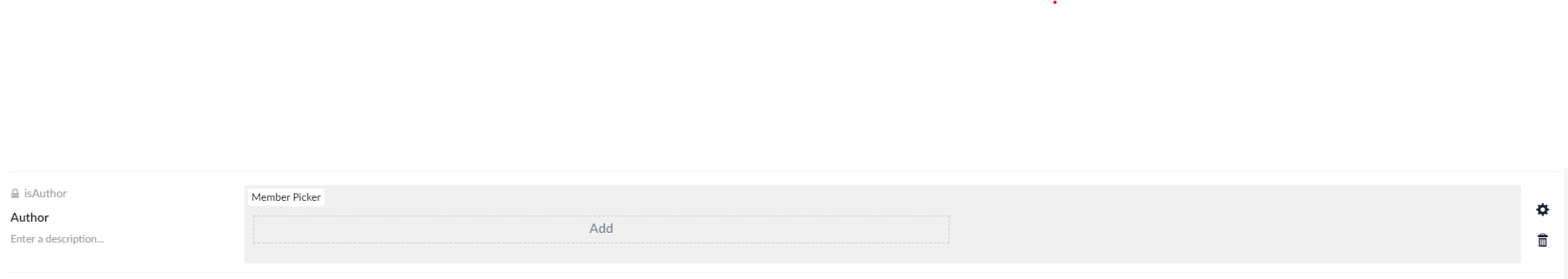 List view member picker