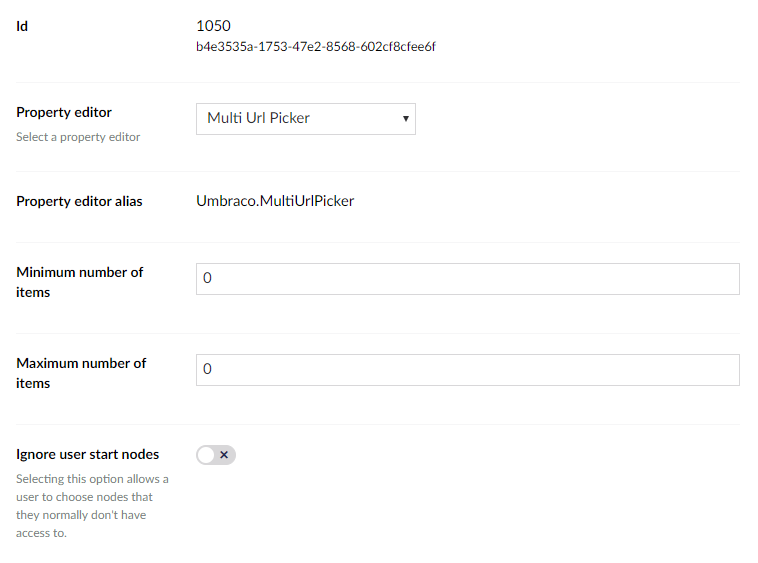 Related Links Data Type Definition