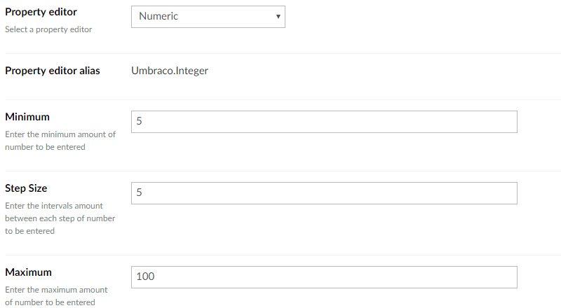 Numeric Data Type Definition