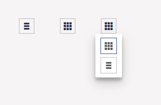 Example of the layout selector