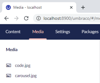 Example of the default title