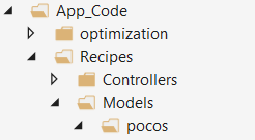 Folder structure example