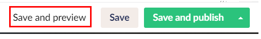 Save and preview