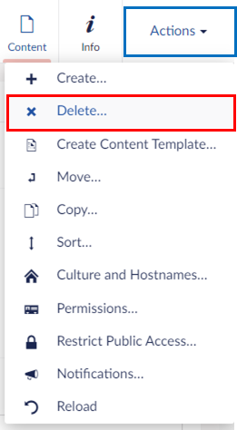 Delete Menu 2
