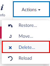 Delete single page option 2