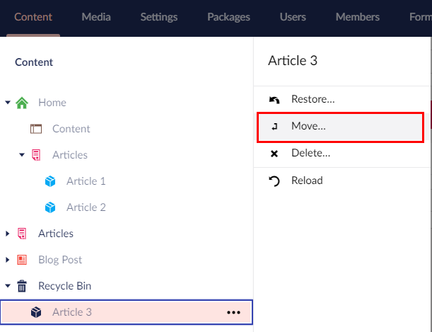 Move Menu 1