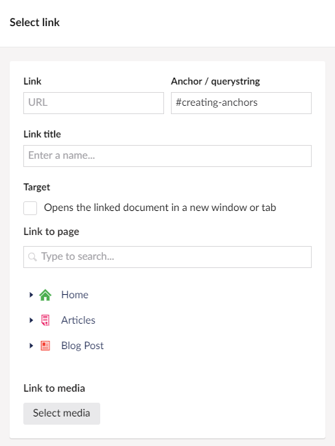 Link Anchor
