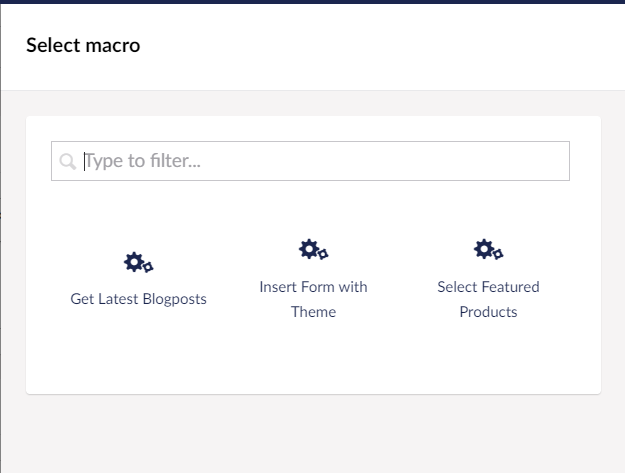Macro Picker