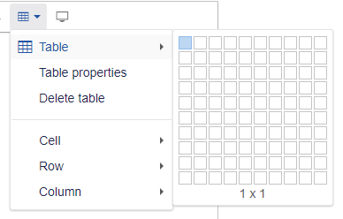 Tables