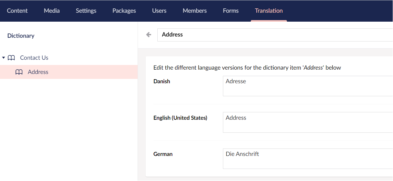 Add dictionary items