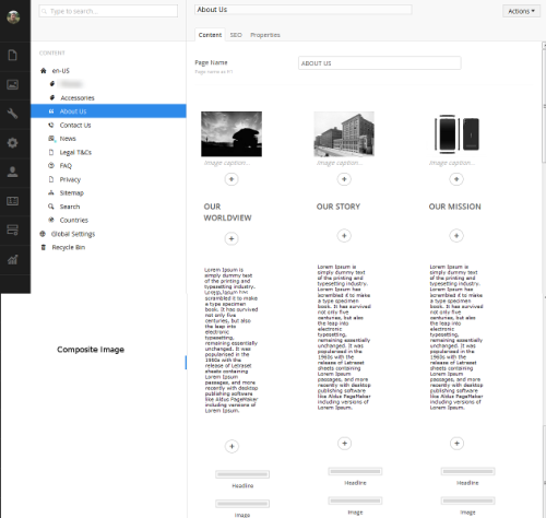 UI for 3 Column Layout