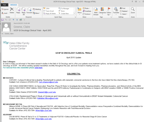 List of Clinical Trials