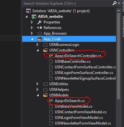 Solution Explorer