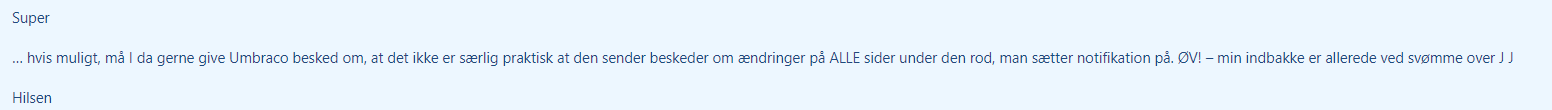 In Danish