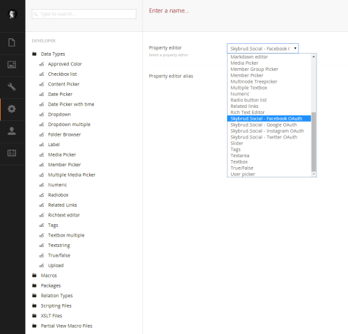Create a new data type