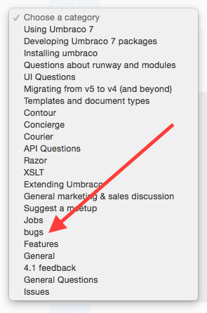 Bugs Category