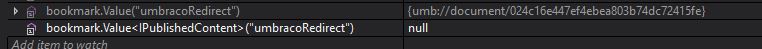 When trying to get picked value from property, it returns null as you can see..., although there is UDI