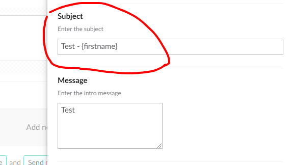 Forms setup step 2