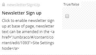 property editor setup