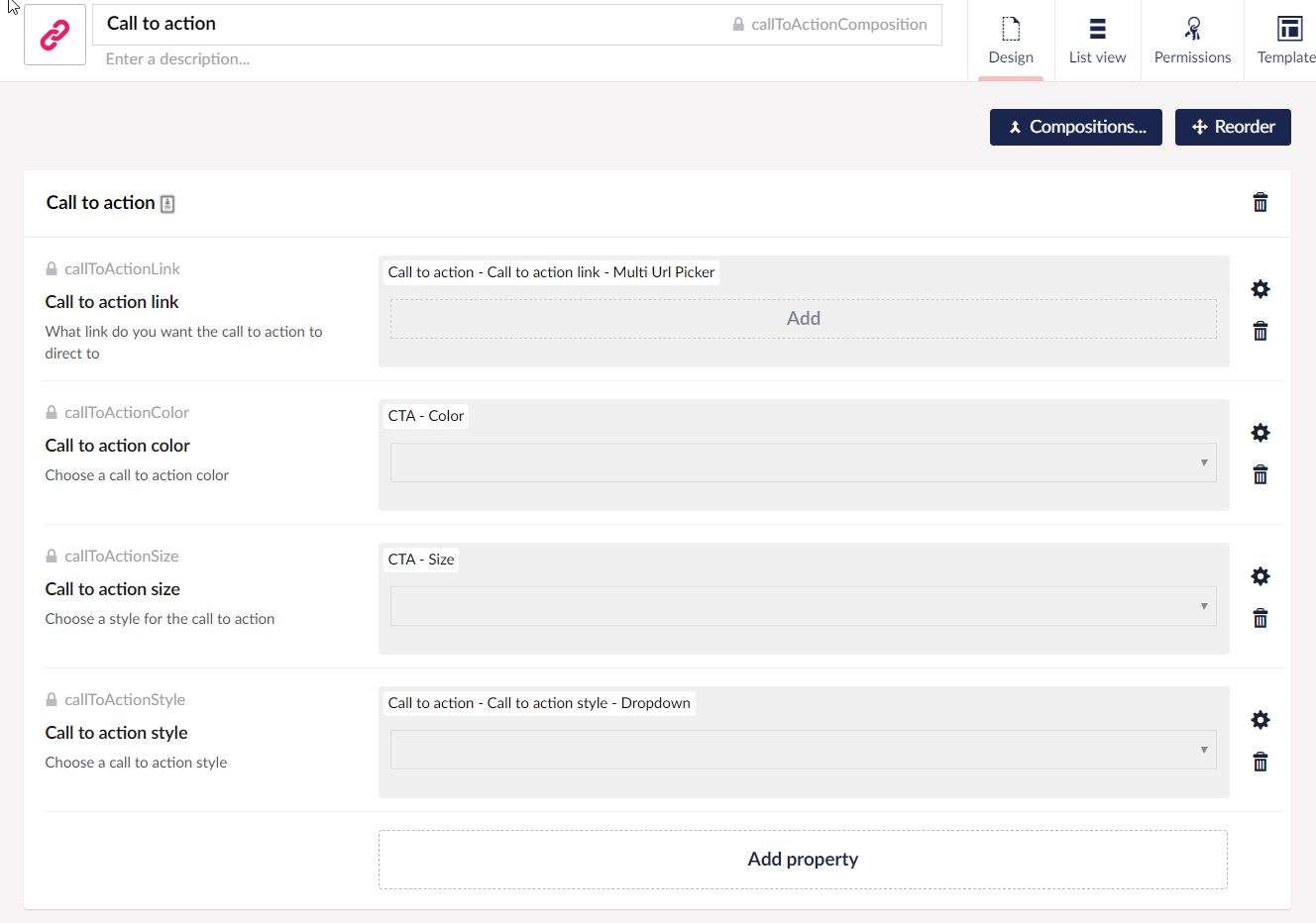 This is the callToActionComposition