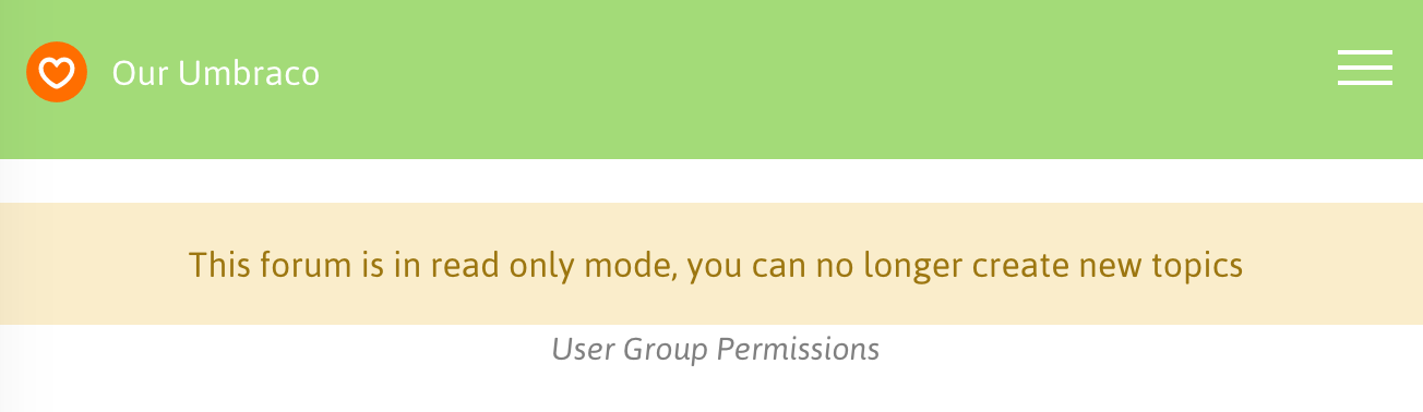 Read Only Mode
