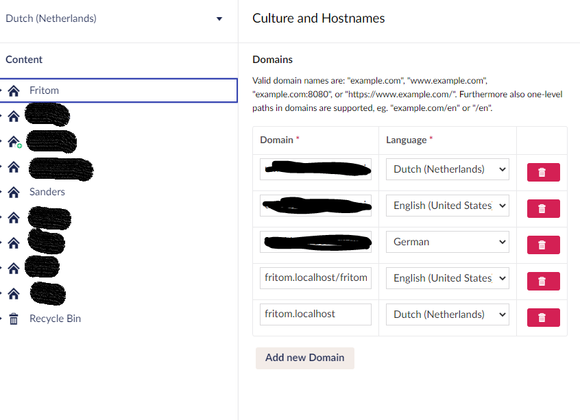 hostnames