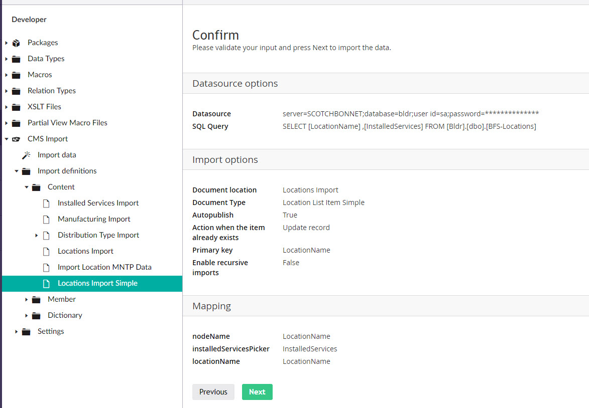 import definition for MNTP update