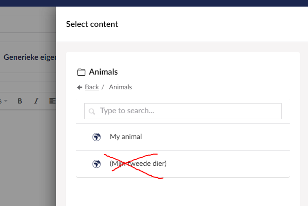 English picker shows non existing node for variant