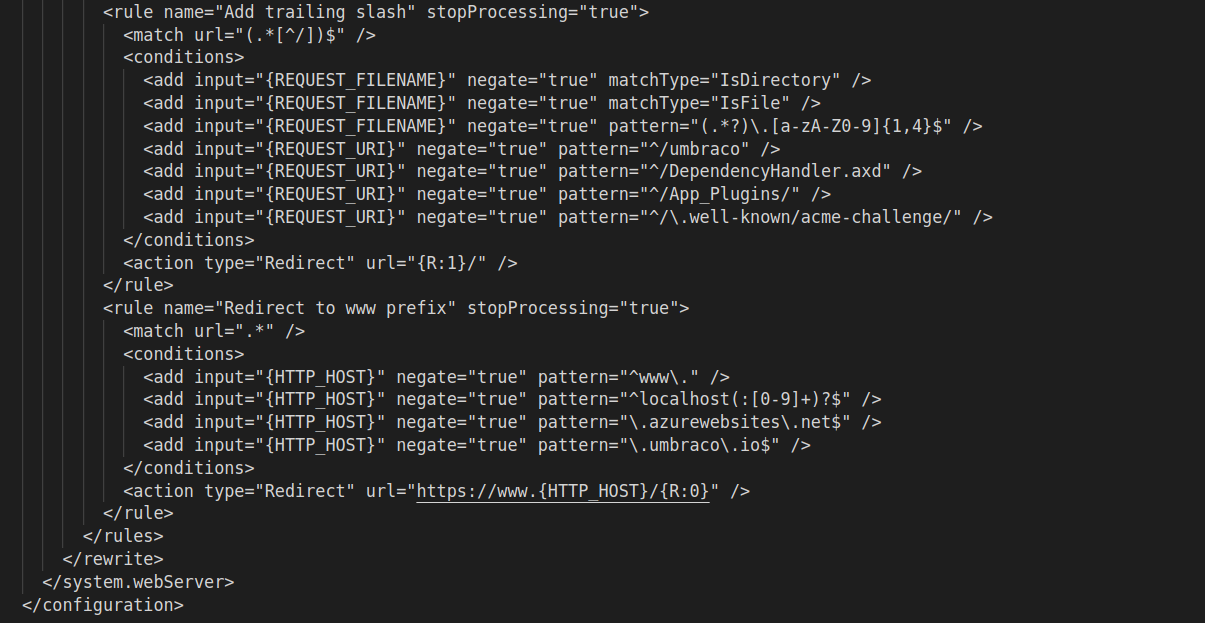 web.config