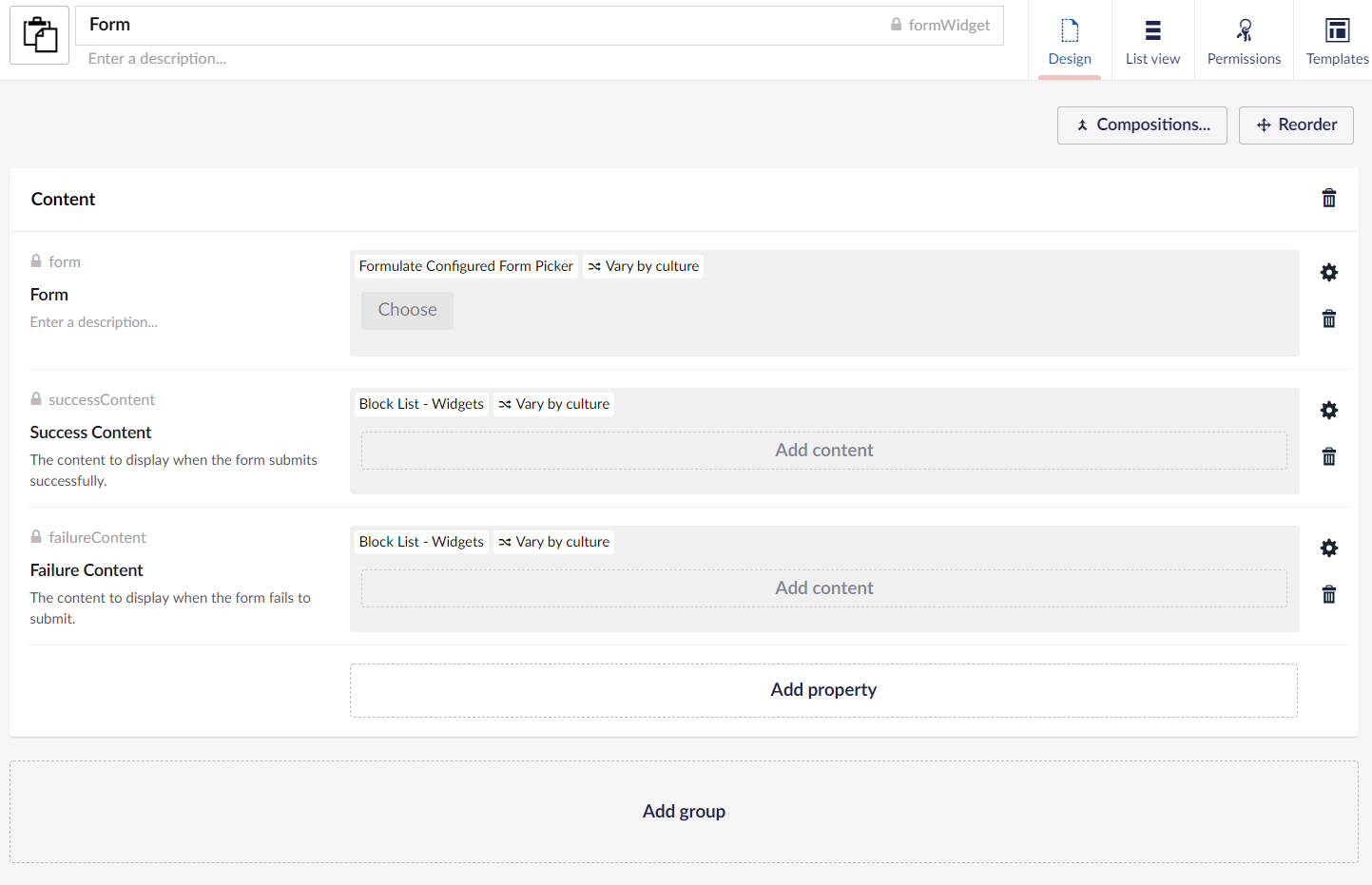 Form Widget Doctype