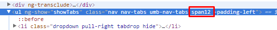 delete the span12 the underline will disapper