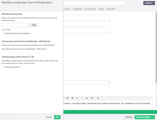 confirmation alert is hidden by node workflow pane