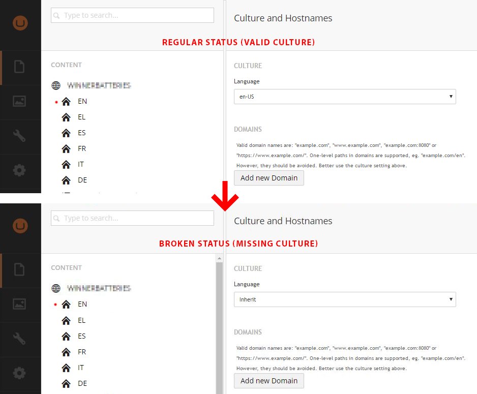 Umbraco Missing Culture