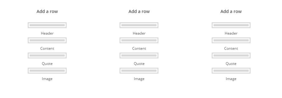 selected layoutcontent