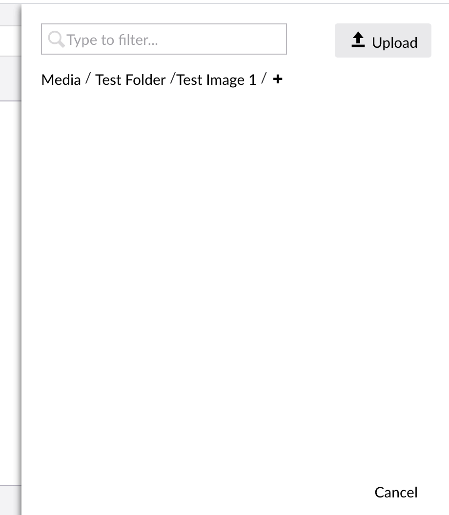 Broken media picker