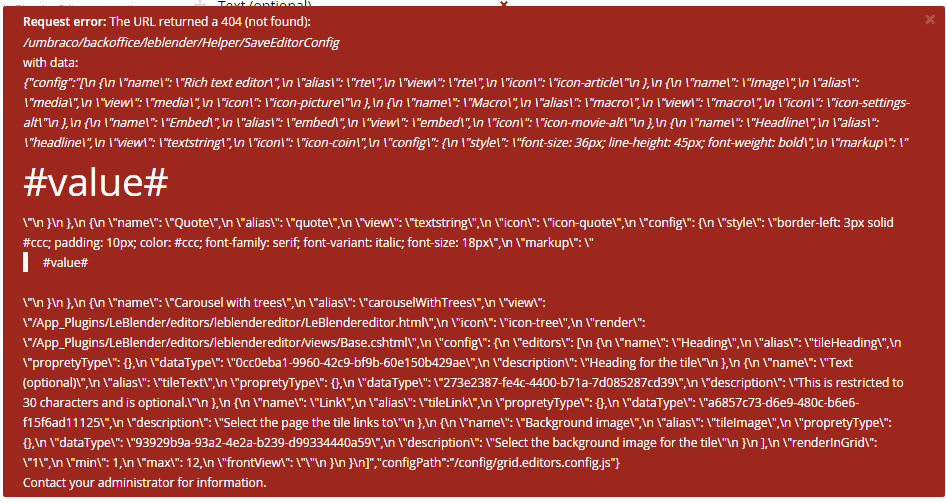 Error for custom grid editor