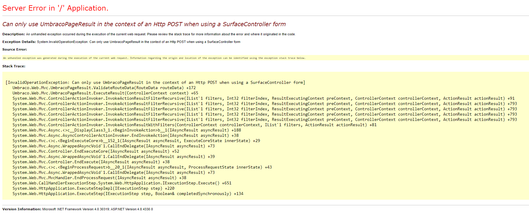 UmbracoPageResultError