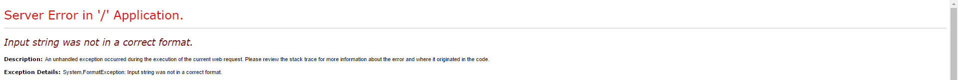 Error Message