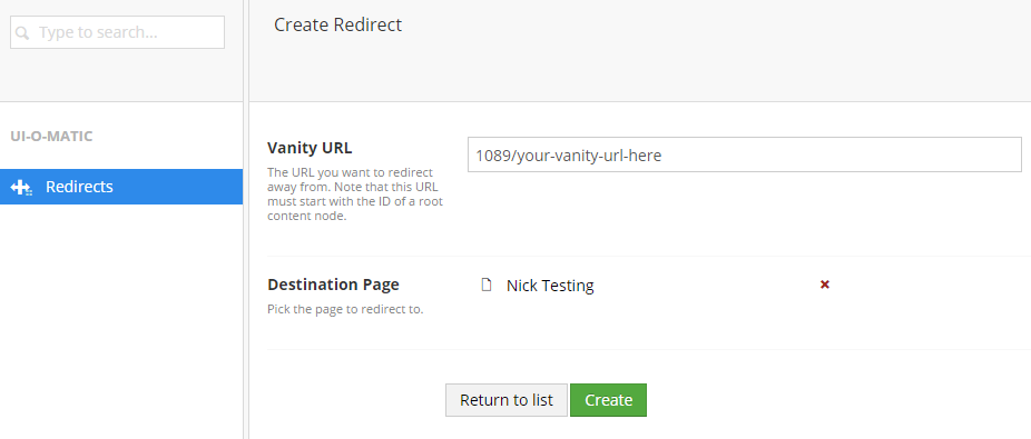 Redirects