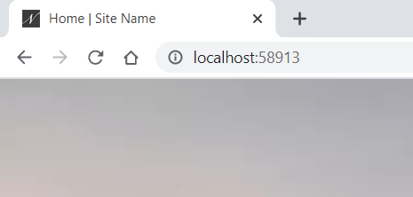 Home page title