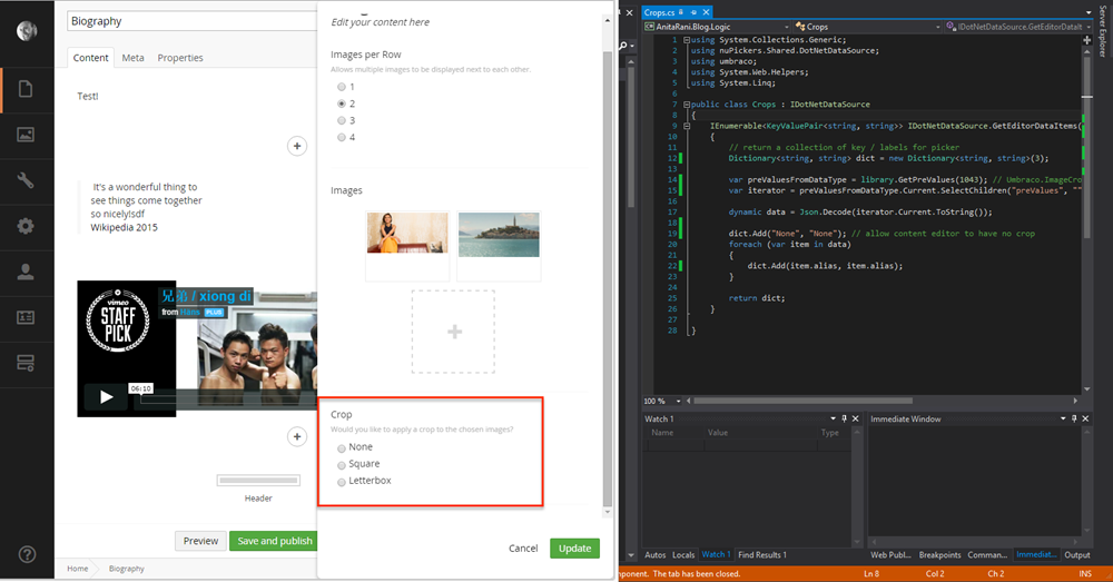 NuPickers in Action in the Grid!