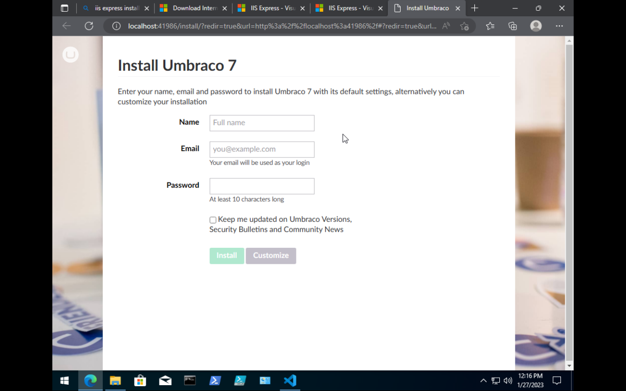 Umbraco V7