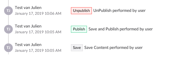 scheduled publishing